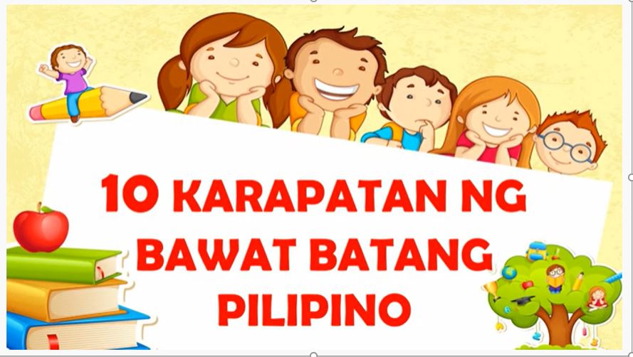 mga karapatan ng batanga pilipino clipart free